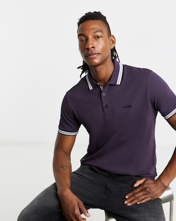BOSS Short Sleeve Paddy Polo - Purple