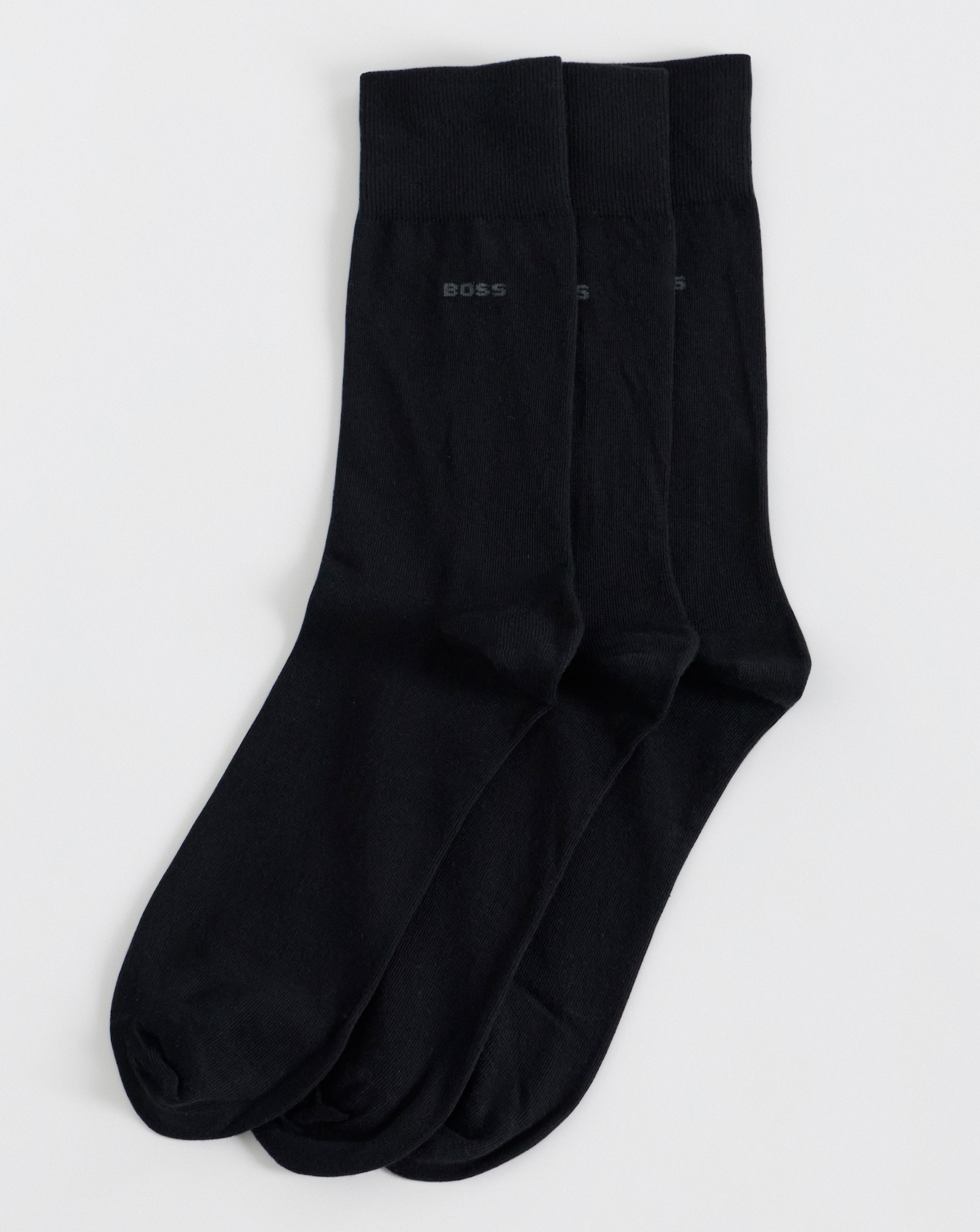 BOSS 3 Pack Classic Sock - Black