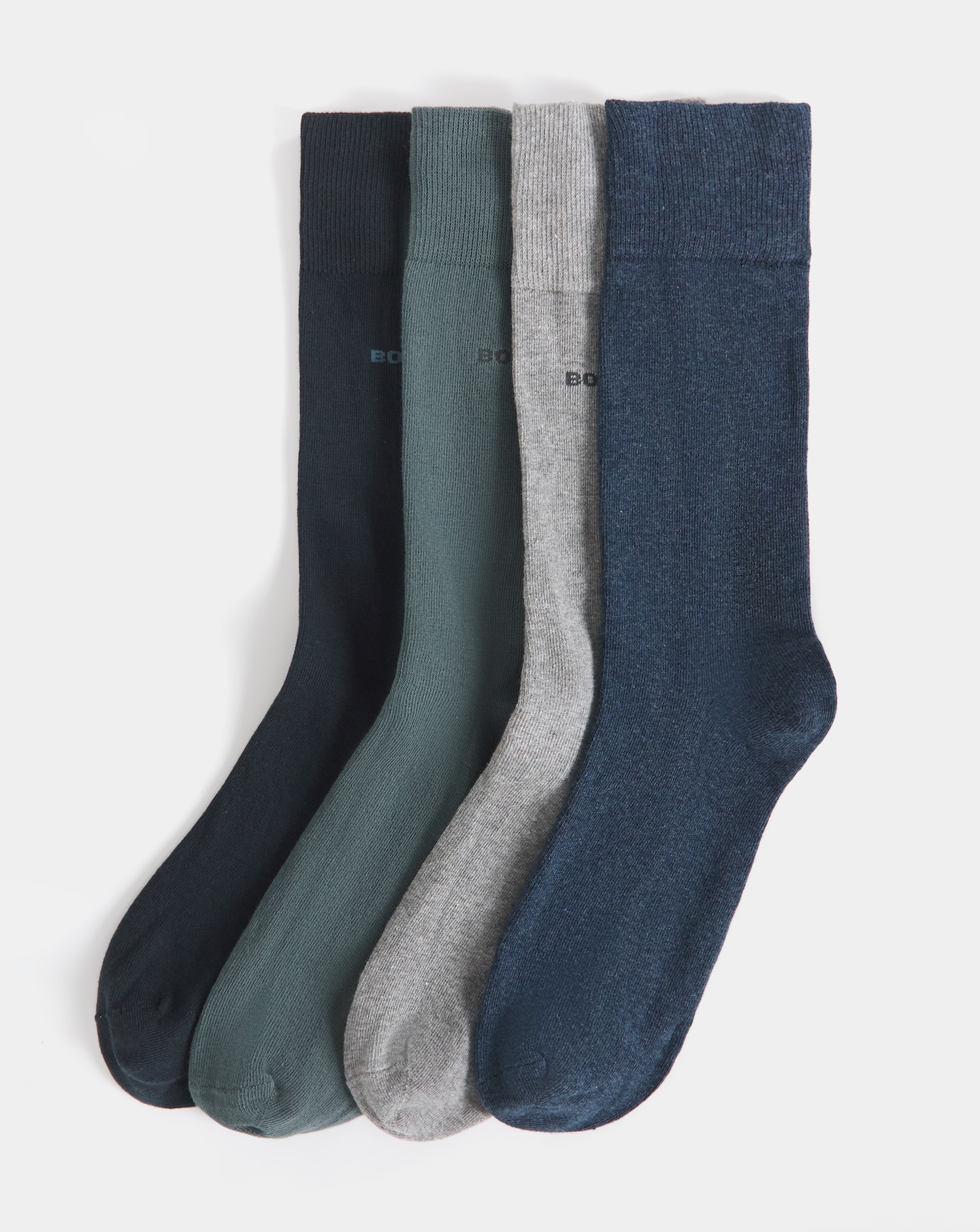 New In - BOSS 4 Pack Logo Gift Box Socks - Multi