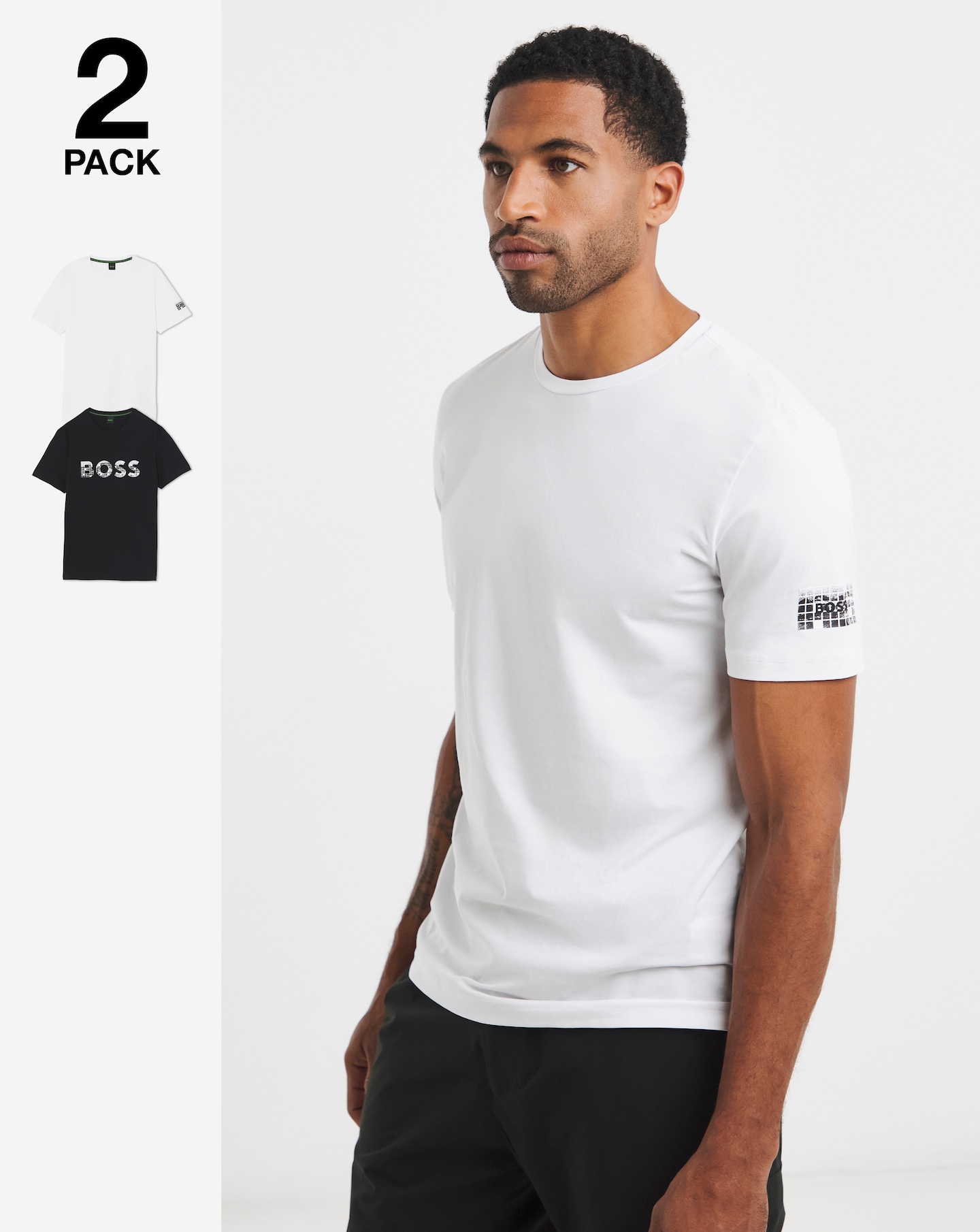 New In - BOSS 2 Pack T-Shirt - Black/White