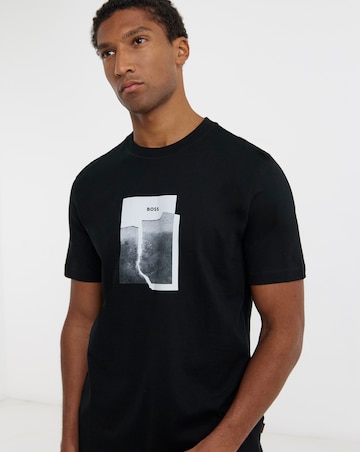 BOSS Short Sleeve Graphic T-Shirt - Black