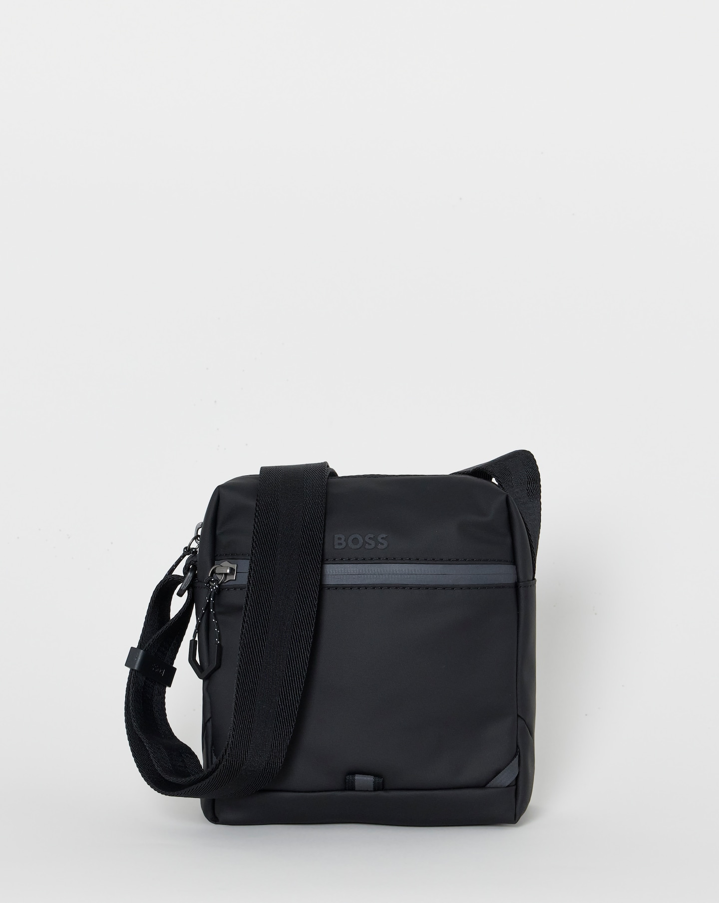 New In - BOSS Nylon Cross Body Bag - Black