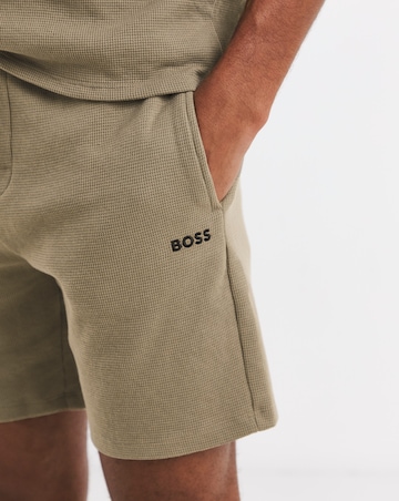 BOSS Waffle Loung Short - Brown