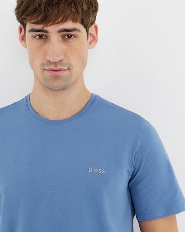 BOSS Mix & Match Short Sleeve Lounge T-Shirt - Light Blue
