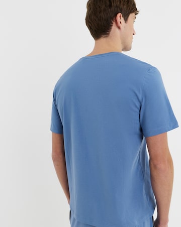 BOSS Mix & Match Short Sleeve Lounge T-Shirt - Light Blue