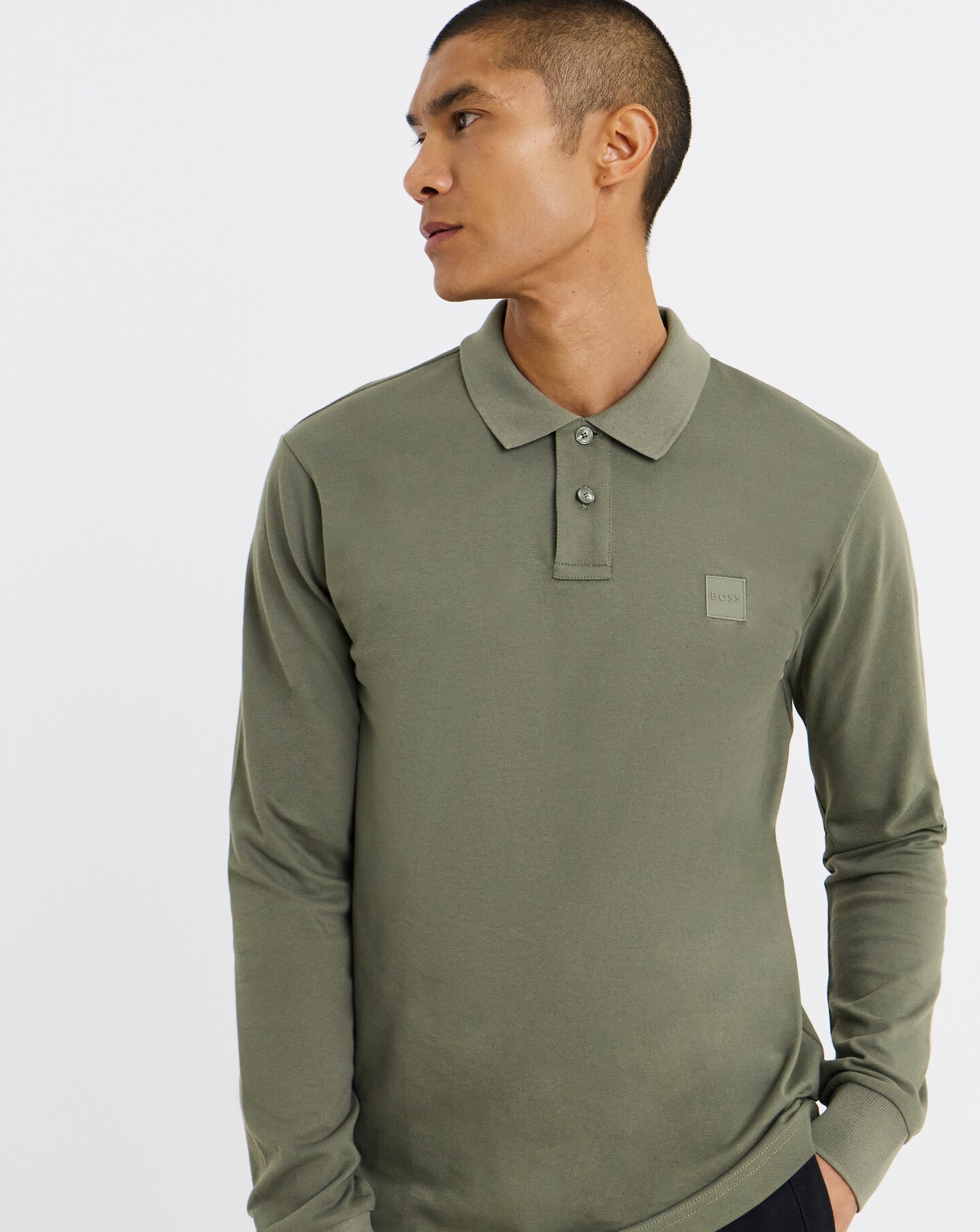 BOSS Badge Polo - Green