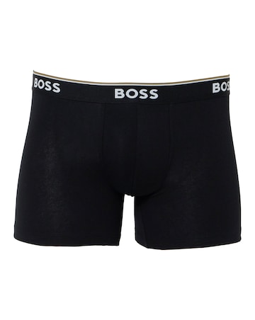 BOSS 3 Pack Power Boxer Brief - Black