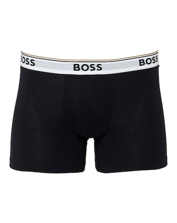 BOSS 3 Pack Power Boxer Brief - Black