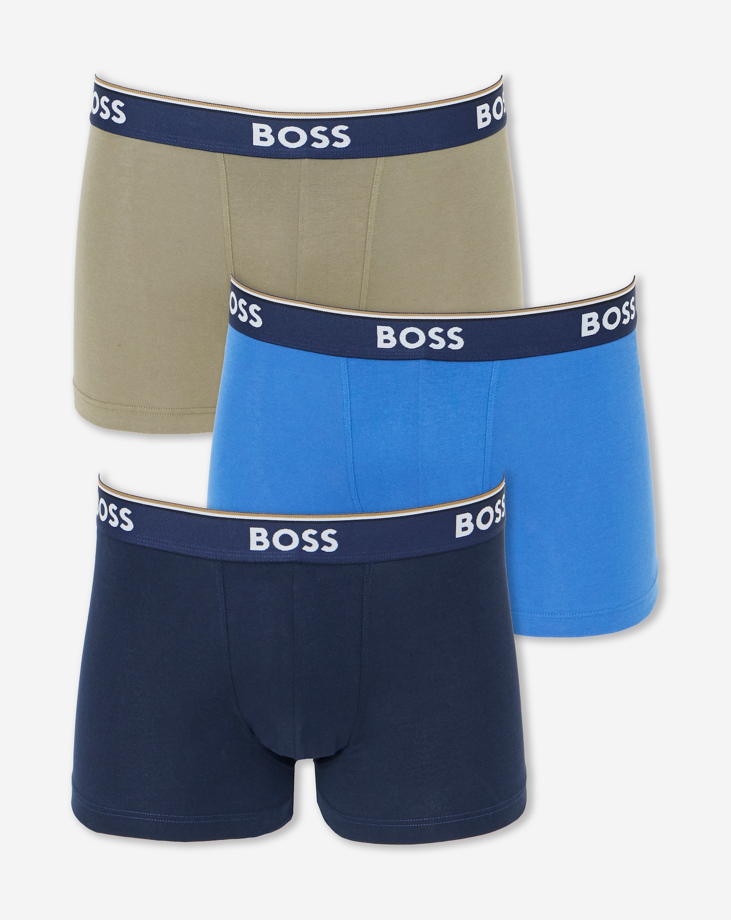 BOSS 3 Pack Power Trunk - Blue/Beige