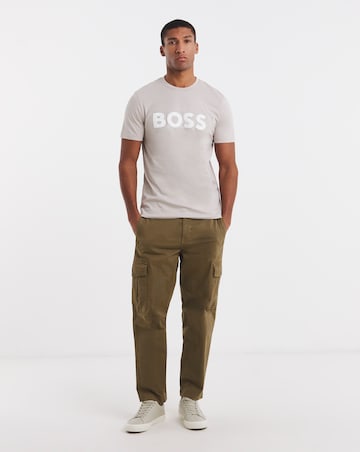 BOSS Short Sleeve Classic Logo T-Shirt - Grey