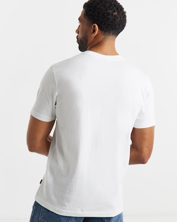 BOSS Short Sleeve Doberman Graphic T-Shirt - White