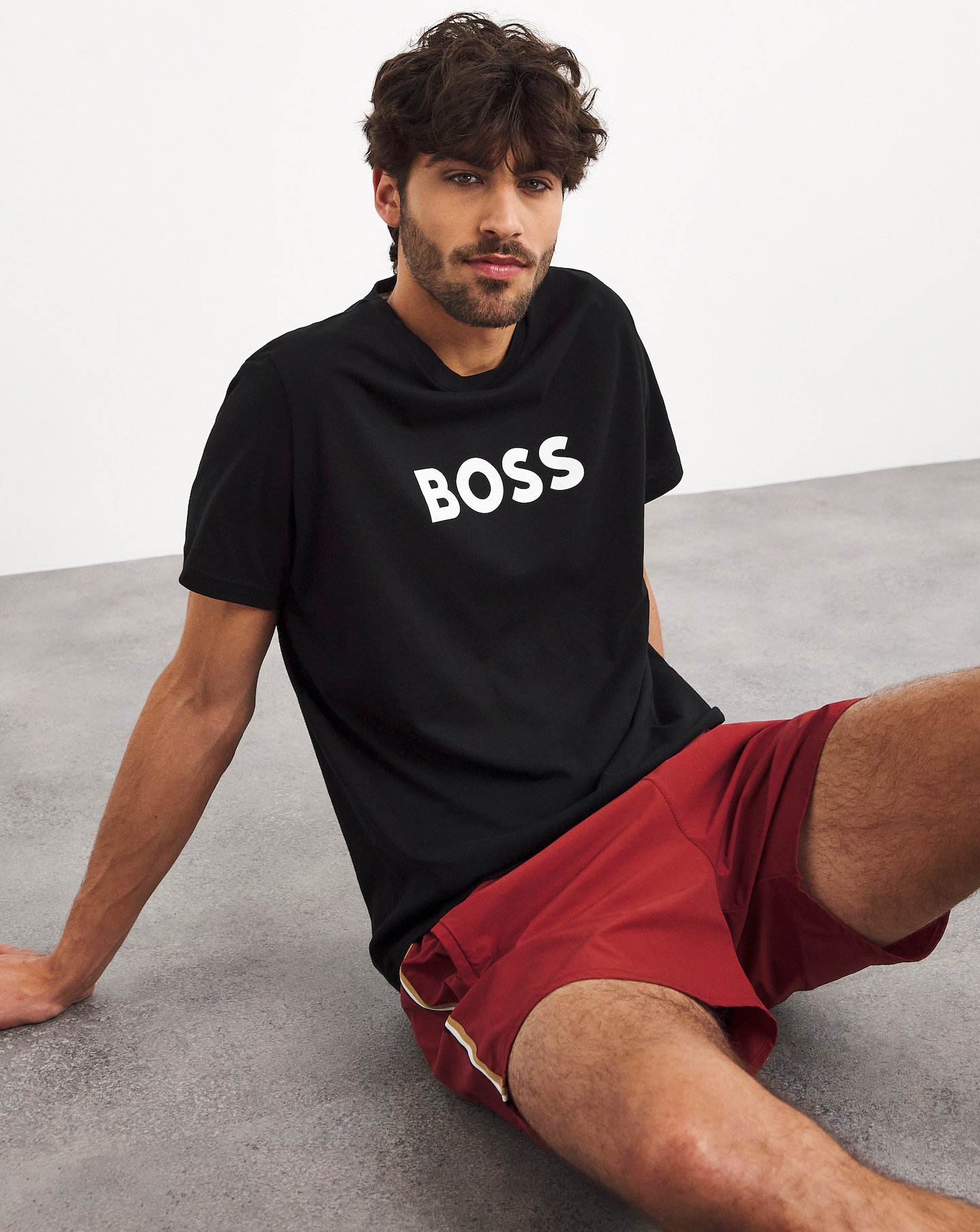 BOSS Logo Swim T-shirt