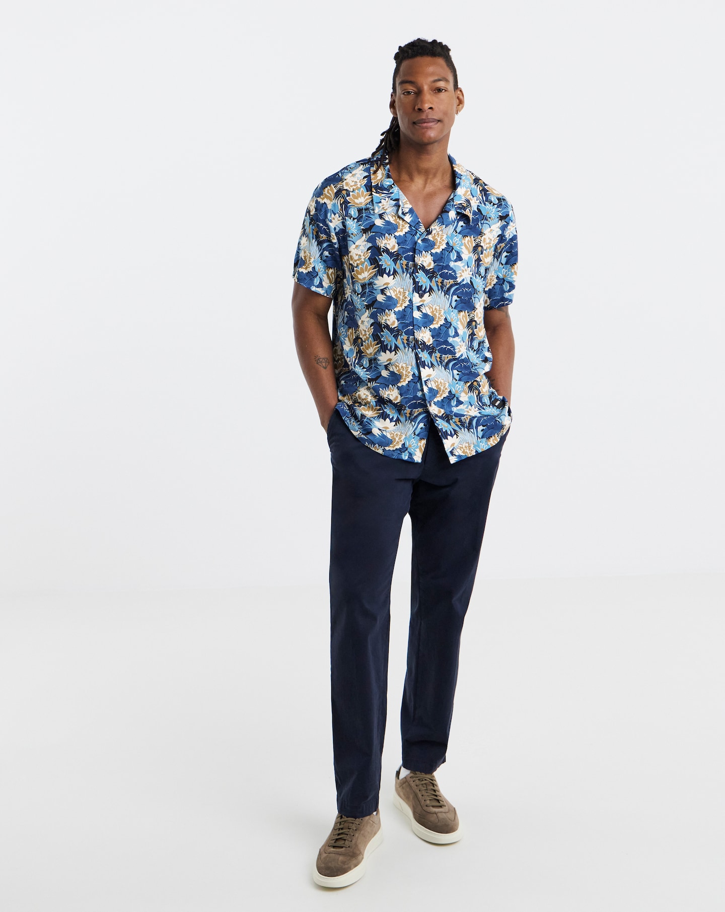 New In - BOSS Printed Beach Shirt