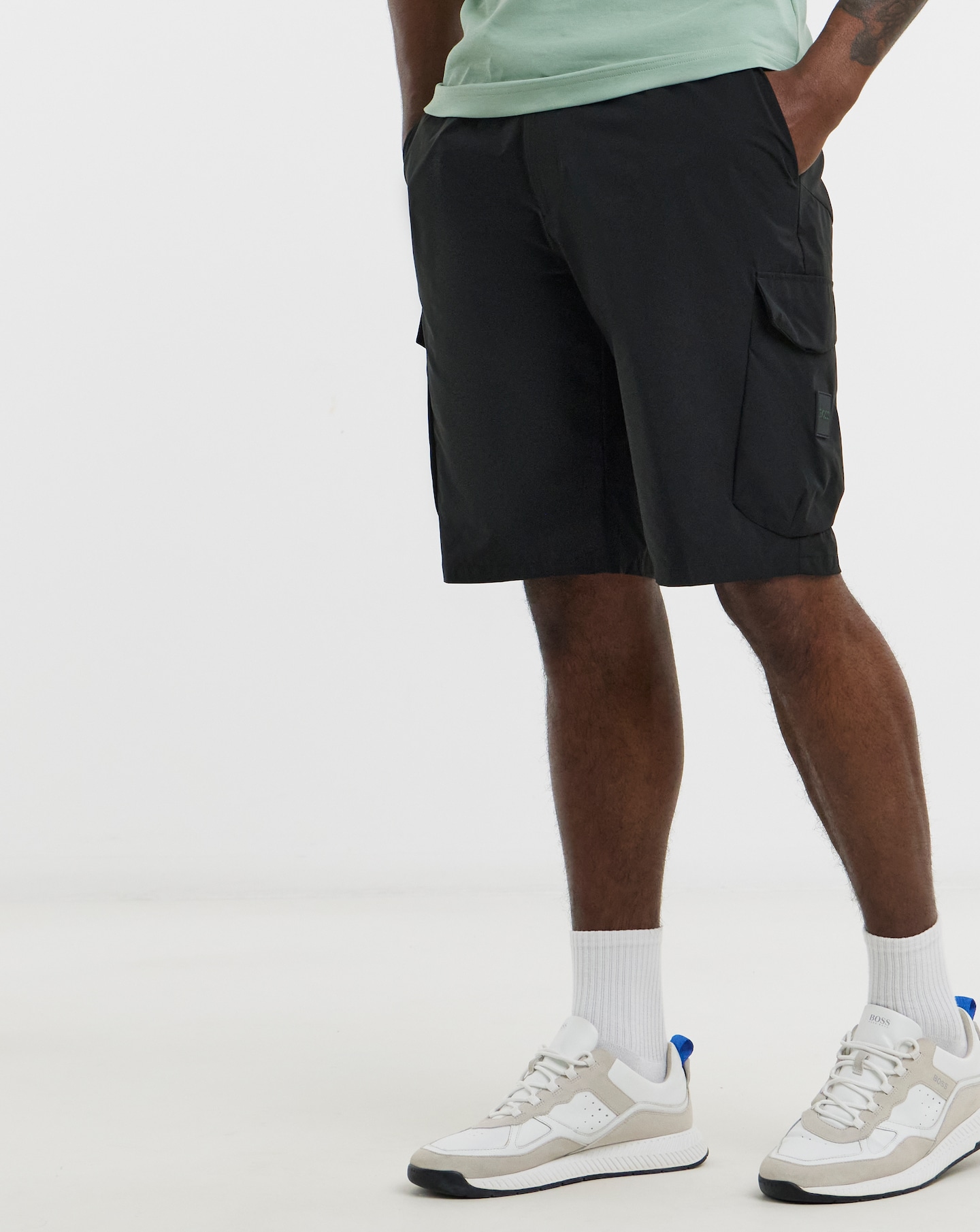 New In - BOSS Classic Jersey Cargo Short