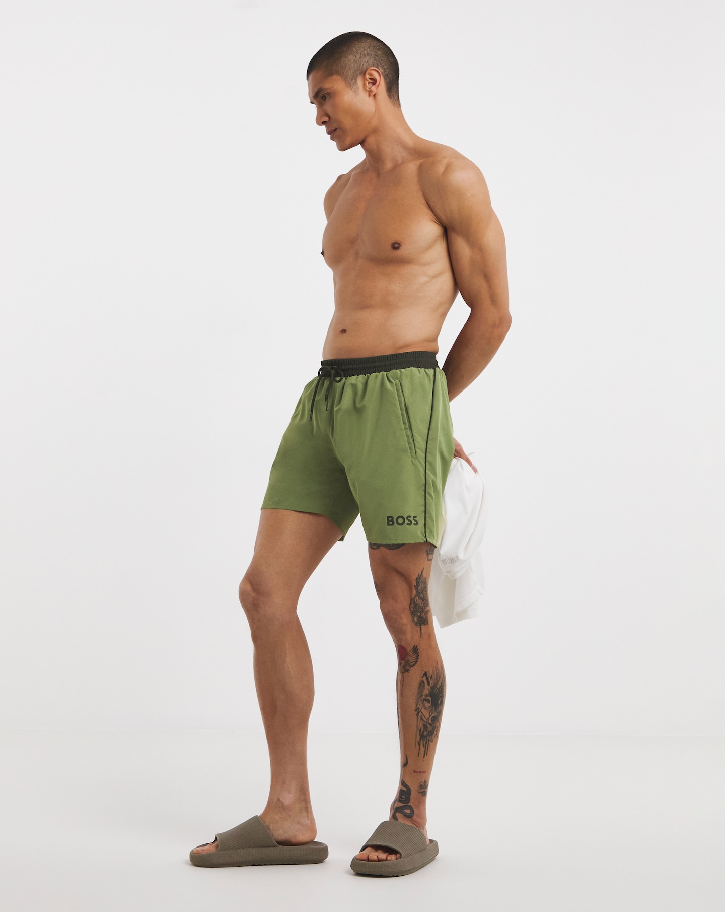 New In - BOSS Starfish Logo Swimshort