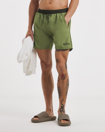 BOSS Starfish Logo Swimshort - Green