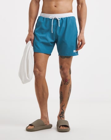 BOSS Starfish Logo Swimshort - Blue