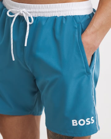 BOSS Starfish Logo Swimshort - Blue
