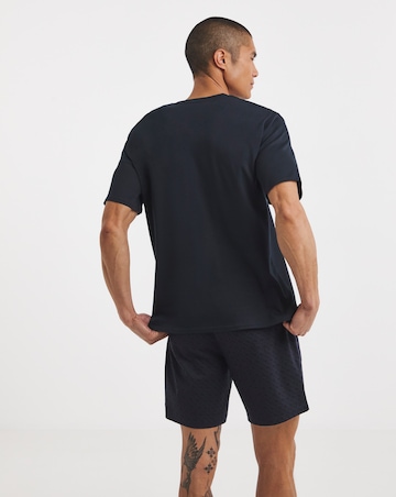 BOSS Relax Lounge Short Set - Navy