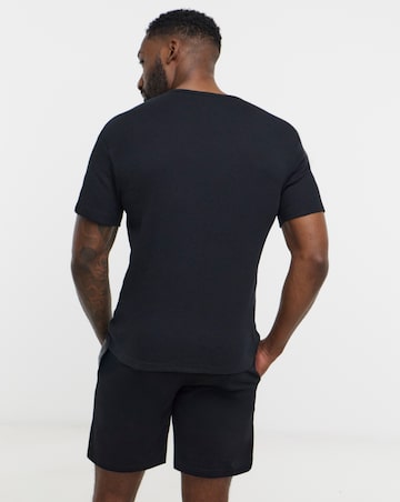 BOSS 2 Pack Short Sleeve Rib Lounge T-Shirt - Multi