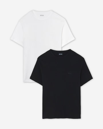 BOSS 2 Pack Short Sleeve Rib Lounge T-Shirt - Multi