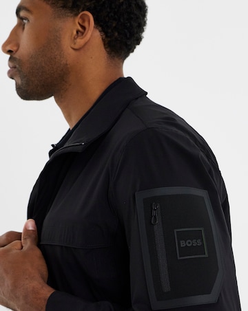 BOSS Lightweight Bomber Jacket - Black