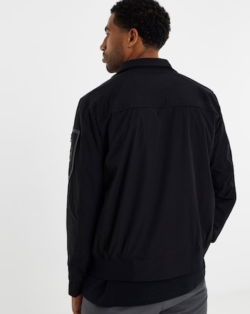 BOSS Lightweight Bomber Jacket - Black