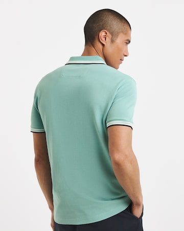 BOSS Short Sleeve Classic Paddy Pique Polo - Turquoise