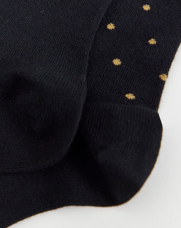 BOSS 2 Pack Mini Dot Bamboo Socks - Black