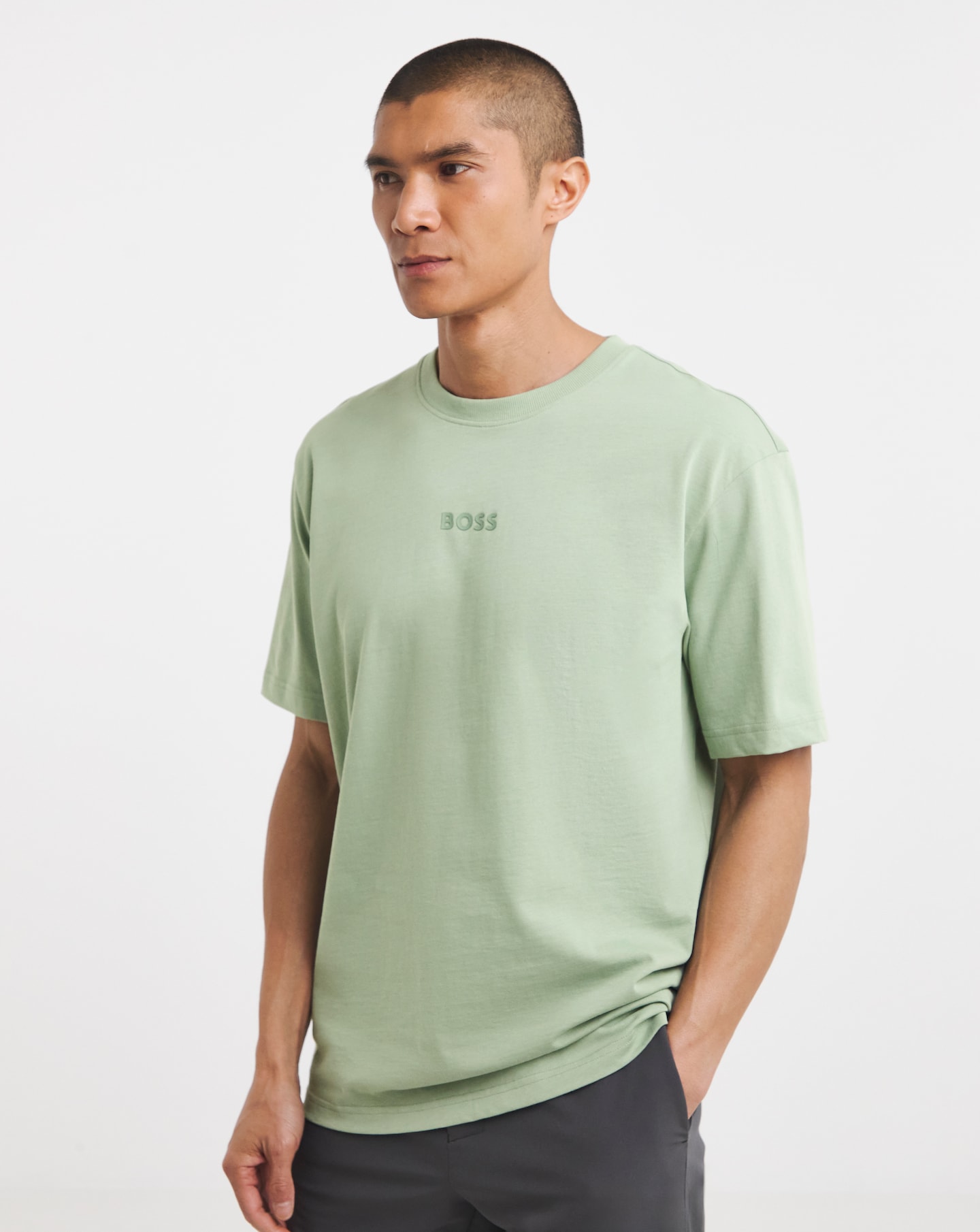 BOSS Relax Fit Centre Logo T-Shirt