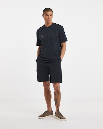 BOSS Short Sleeve Graphic Logo T-Shirt - Navy