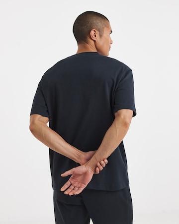 BOSS Short Sleeve Graphic Logo T-Shirt - Navy