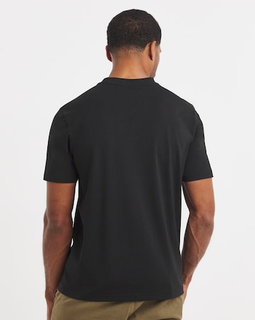 BOSS Short Sleeve Globe Graphic Logo T-Shirt - Black