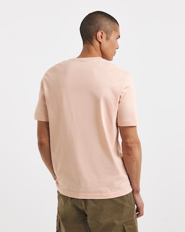 BOSS Short Sleeve Multi Logo T-Shirt - Pink