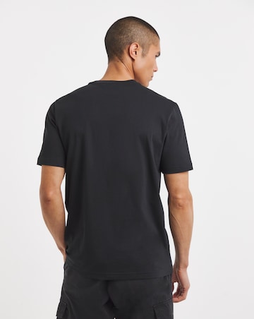 BOSS Short Sleeve Multi Logo T-Shirt - Black