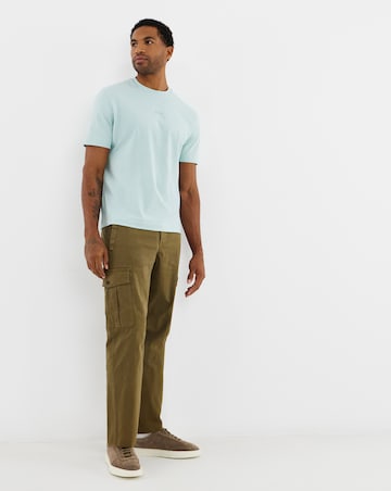 BOSS Short Sleeve Relax Fit Logo T-Shirt - Aqua