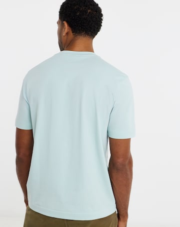 BOSS Short Sleeve Relax Fit Logo T-Shirt - Aqua