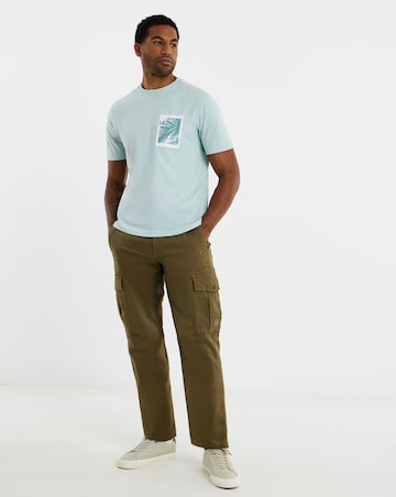 BOSS Short Sleeve Graphic T-Shirt - Aqua