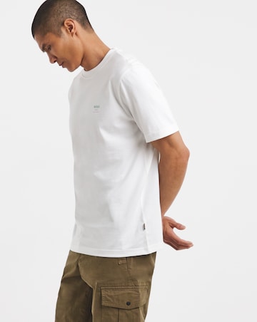 BOSS Short Sleeve Back Graphic T-Shirt - White