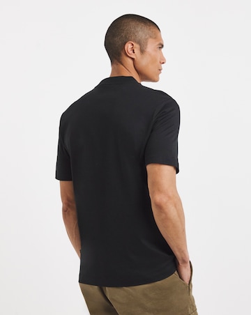 BOSS Short Sleeve Embroidered Graphic T-Shirt - Black