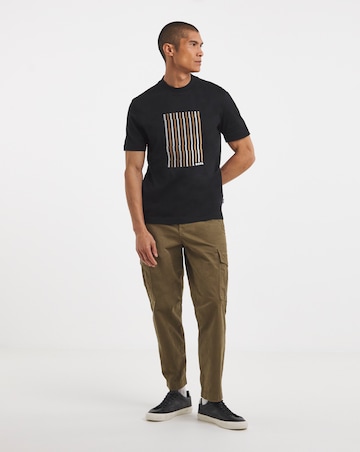 BOSS Short Sleeve Embroidered Graphic T-Shirt - Black