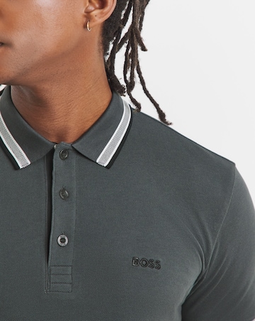 BOSS Classic Short Sleeve Paddy Polo - Dark Grey