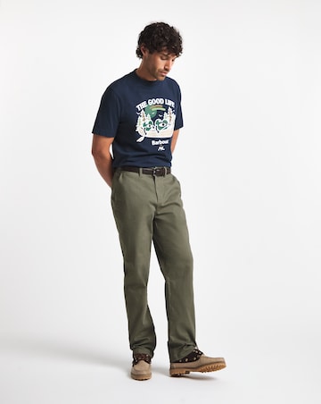 Barbour X Mul Short Sleeve Graphic T-Shirt - Navy