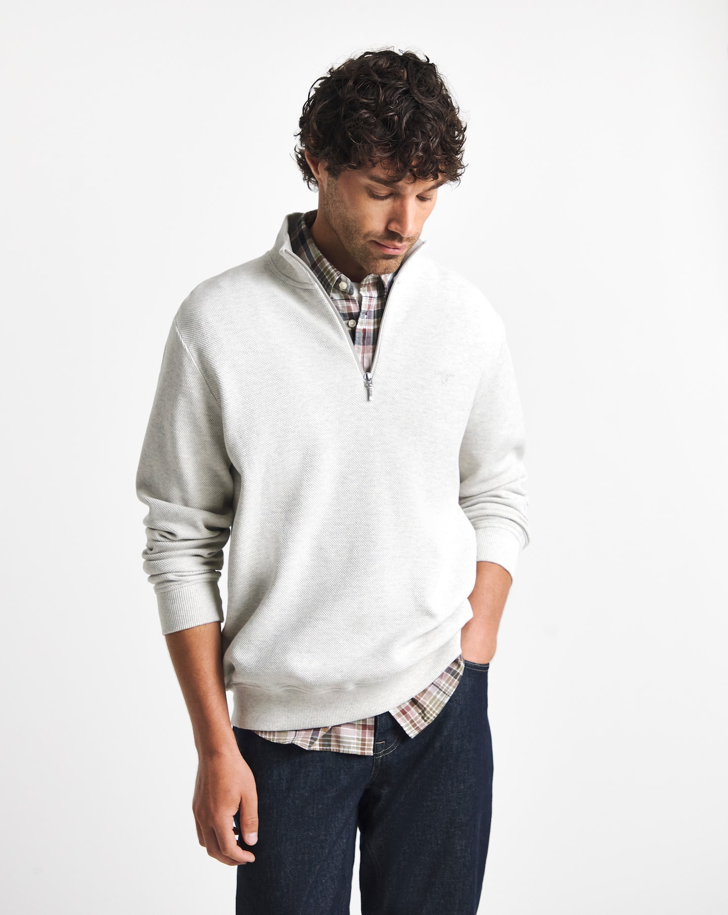 New In - Barbour Ravensworth Half Zip Sweatshirt