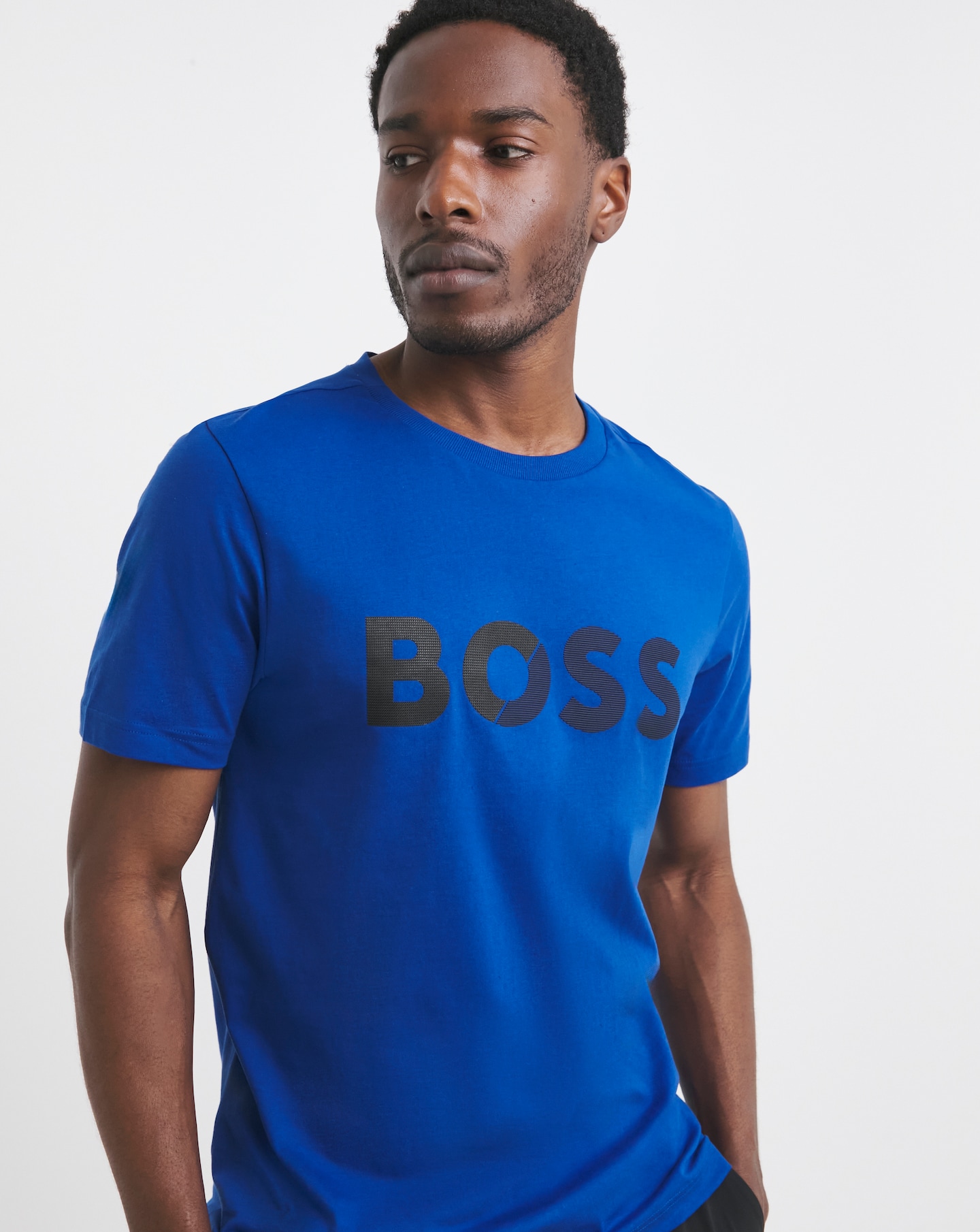 BOSS Short Sleeve Tape Logo T-Shirt