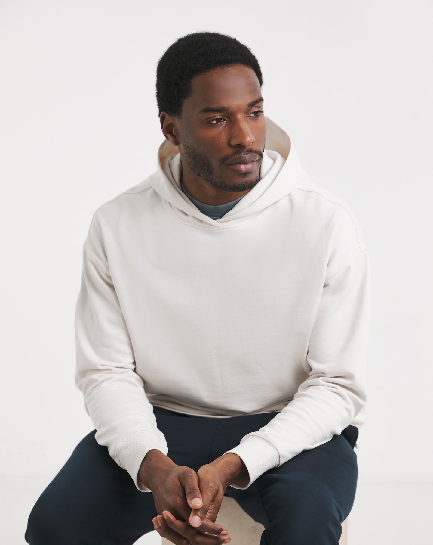 Open Hem Oversized Hoodie