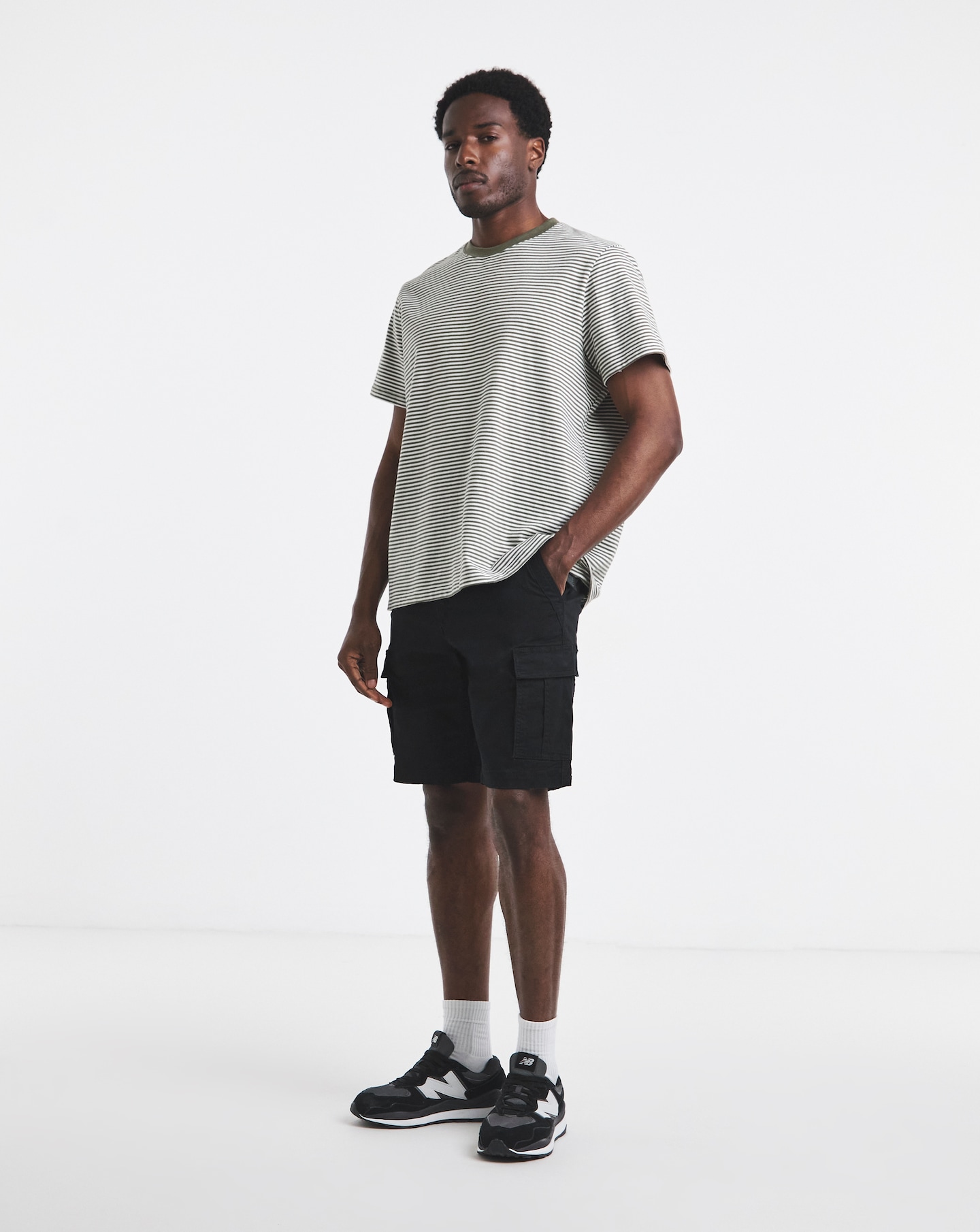 Cotton Stretch Cargo Short