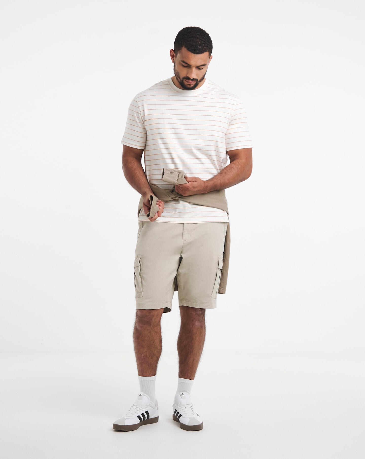 Cotton Stretch Cargo Short