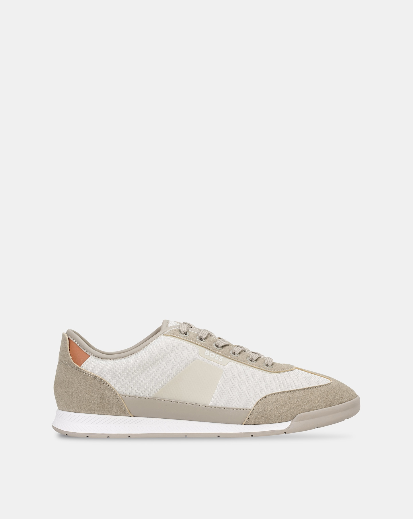 New In - BOSS Nitan Low Profile Trainer - Beige