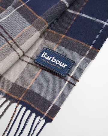Barbour Galingale Tartan Scarf - Grey Tartan